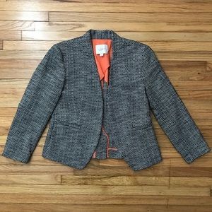 LOFT Ann Taylor -Petite Black & White Blazer